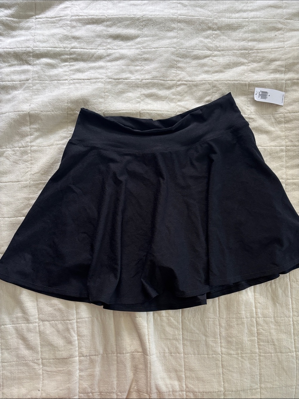 Old Navy Black Flared Skater Skirt with Wide Waistband